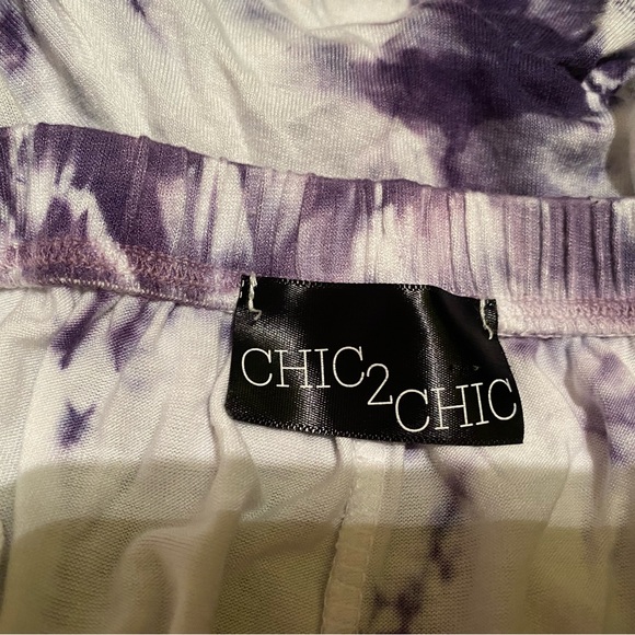 Chic2Chic Girls Tie Dye Soft Shorts - Picture 3 of 3